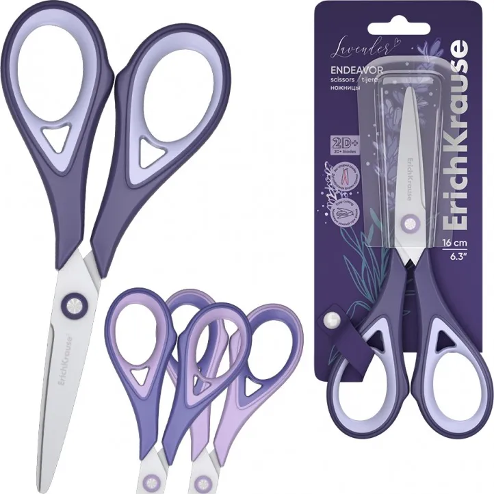 TIJERA 16CM ERICHKRAUSE LAVANDA BLISTER