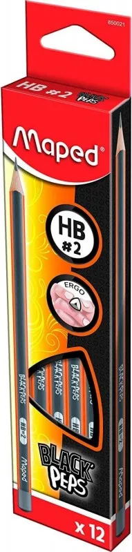 LAPIZ GRAFITO MAPED  BLACK PEPS HB