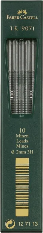 MINAS FABER CASTELL 2 MM 3H