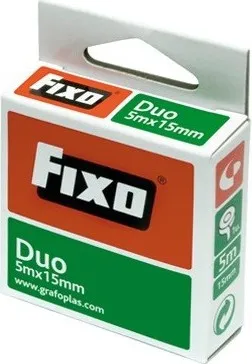 CINTA DOBLE CARA FIXO DUO 5X15MM