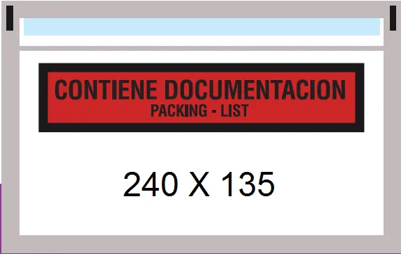 SOBRES DOCUMENTOS 240X135 DOCUFIX