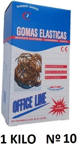 Gomas Elásticas 1 Kilo Nº10