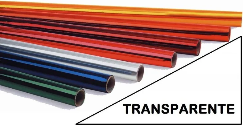 Rollo Celofan Transparente  50x65 cm 25 hojas