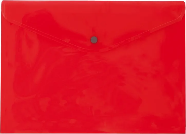 SOBRE BROCHE PP A4 ROJO