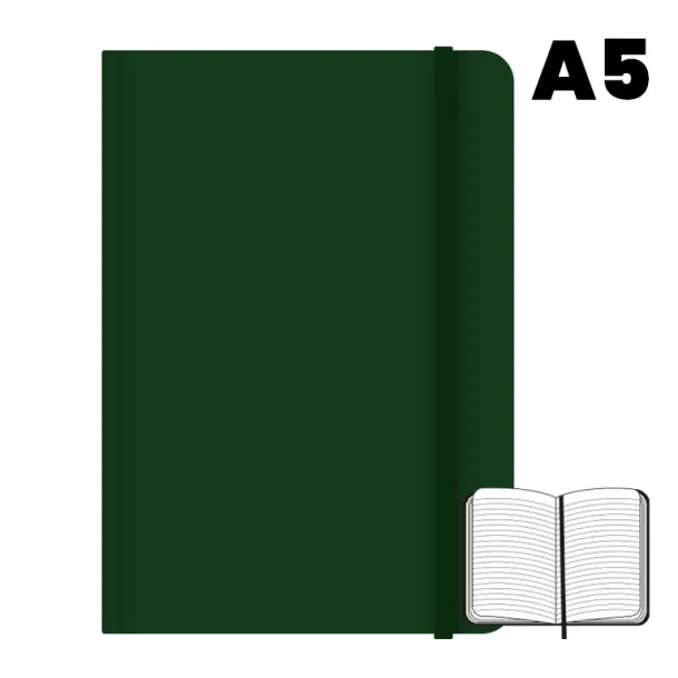 Libreta Campus A5 96H 75G Horiz.verde Osc.