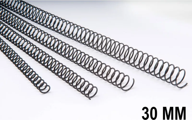 Espiral Metálico  Dhp Negro 30MM