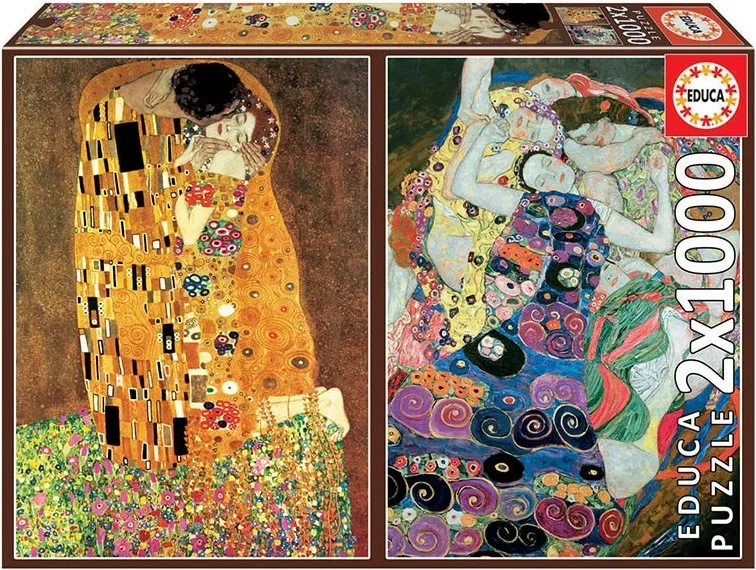 PUZZLE 2000 EL BESO + LA VIRGEN, GUSTAV KLIMT