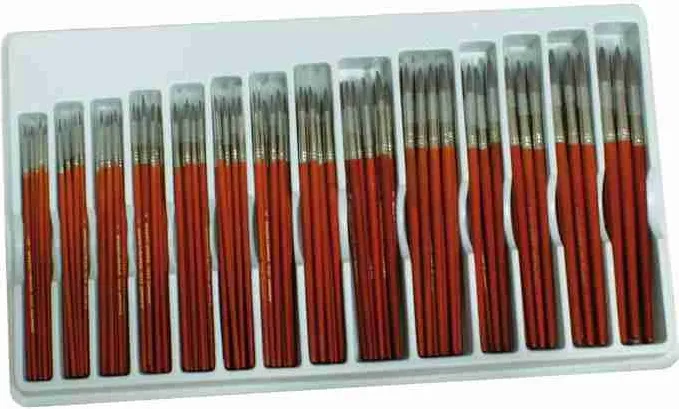 Expositor 144 Pinceles Acuarela Makro Paper