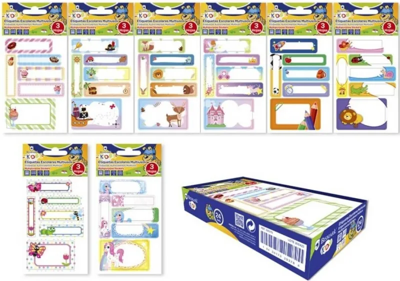 Etiquetas Adhesivas Libros Resistentes