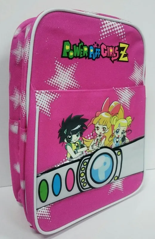 MOCHILA MEDIANA POWER PUFF INFANTIL FUCSIA