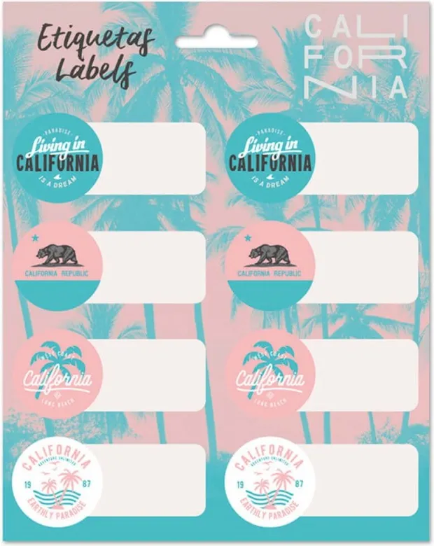 Etiquetas Escolares California