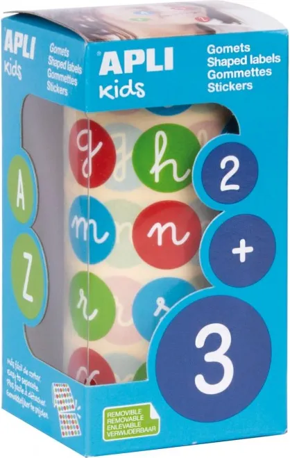 Gomets APLI Rollo Abc Minúsculas 20MM