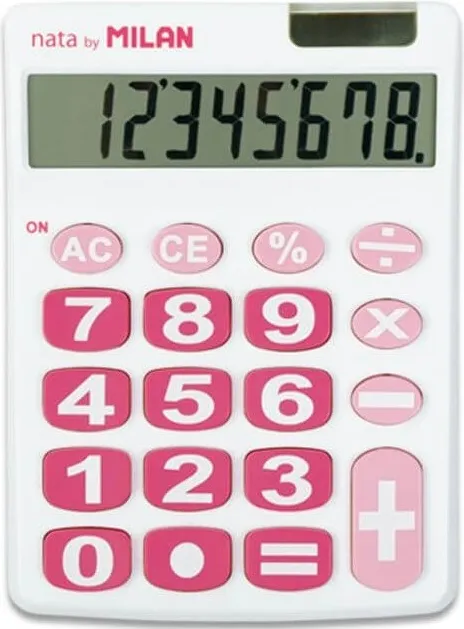 CALCULADORA MILAN BLANCA 8 DIGITOS
