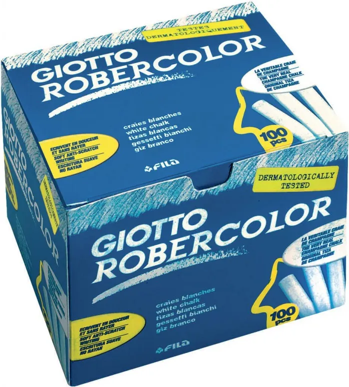TIZAS ROBERCOLOR BLANCAS 100 unidades