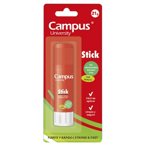 BLISTER BARRA ADHESIVA CAMPUS STICK MEDIANA 21gr.