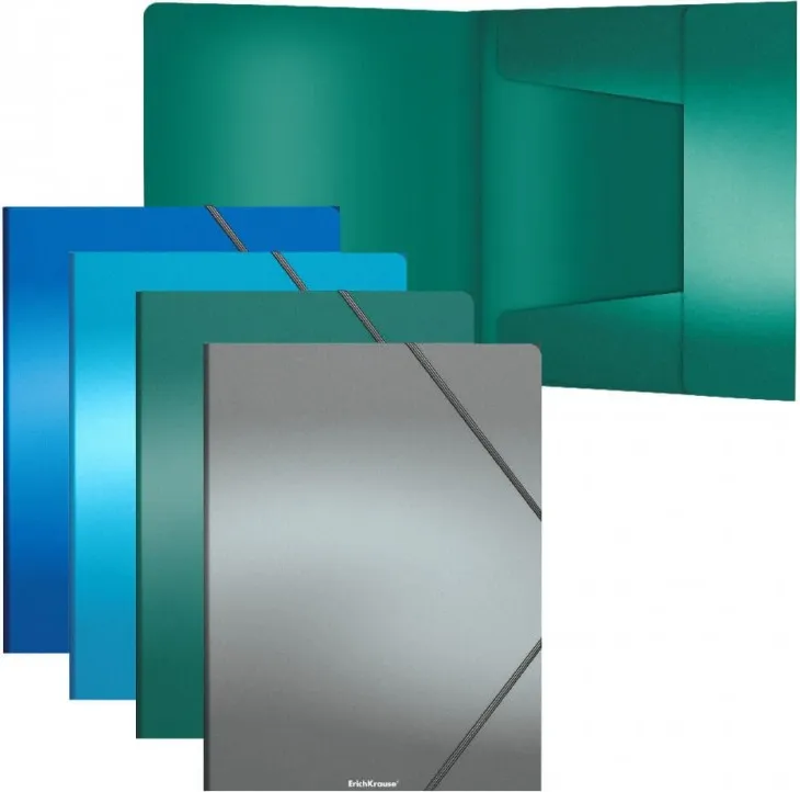 CARPETA SOLAPA A4 PP METALIC