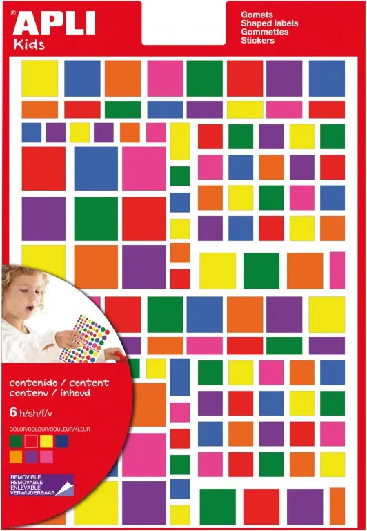 GOMETS SOBRES MULTICOLOR