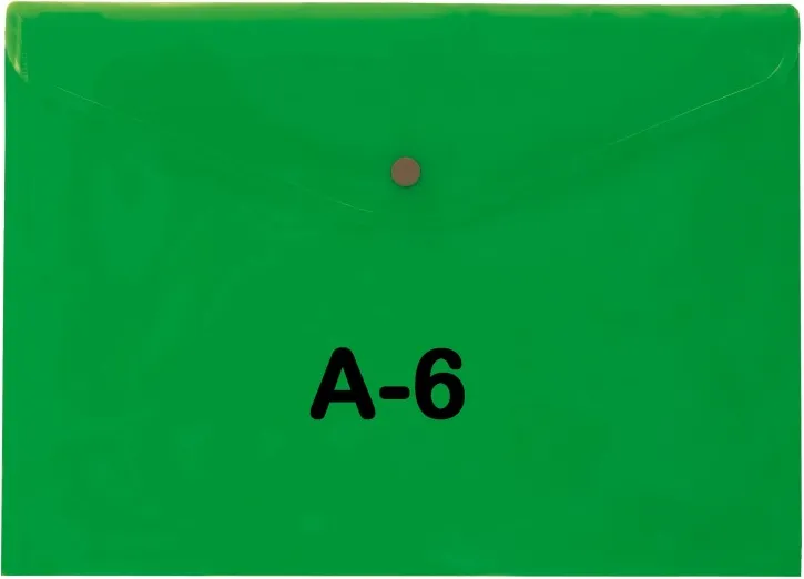 SOBRE BROCHE PP A6 VERDE