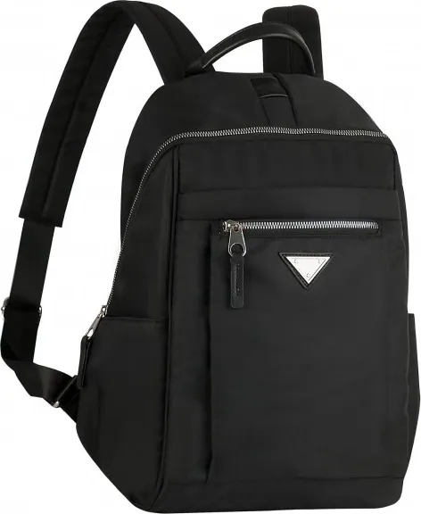 Mochila Clio 30X42X18 C/ 3 Cremalleras Negro