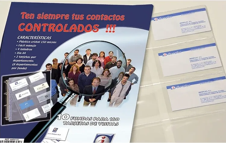 Funda Tarjetero Iberplas A4