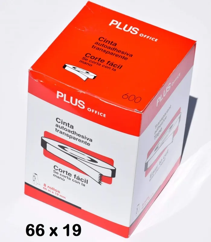 CINTA ADHESIVA PLUS 66X19