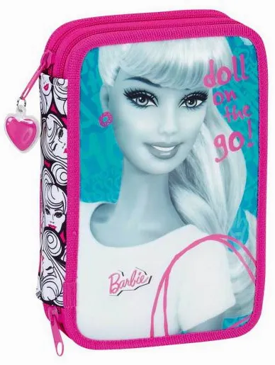 PLUMIER CREMALLERA  DOBLE BARBIE DOLL