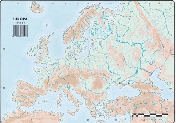 Mapas Europa Físico