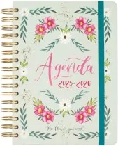 Agenda Finocam Flower Journal E10 1DP Verde 25-26 - imagen 2