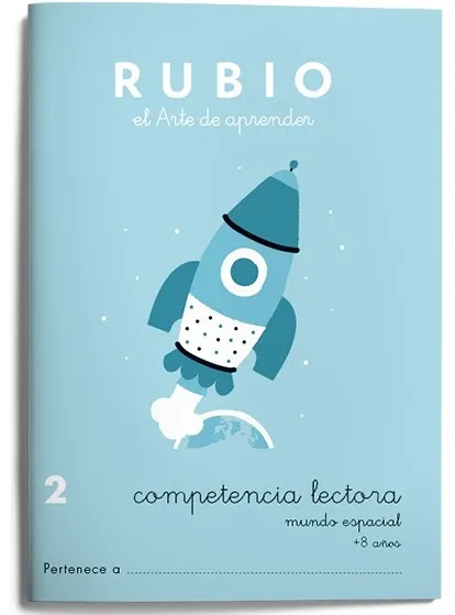 CUADERNO RUBIO COMPETENCIA LECTORA 2 MUNDO ESPACIAL