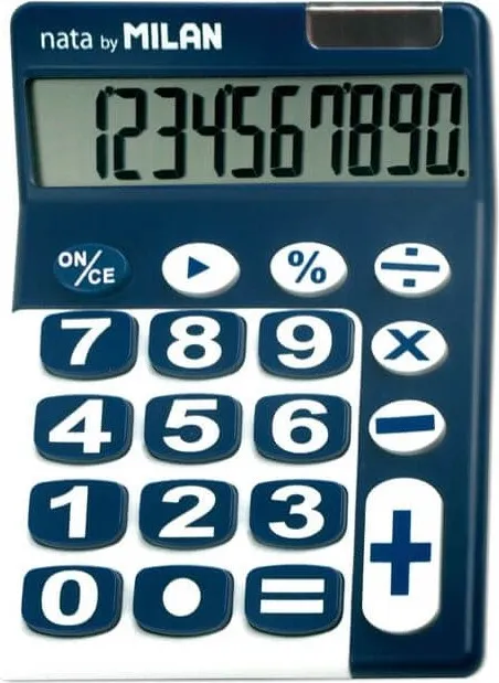 CALCULADORA MILAN AZUL 10 DIGITOS