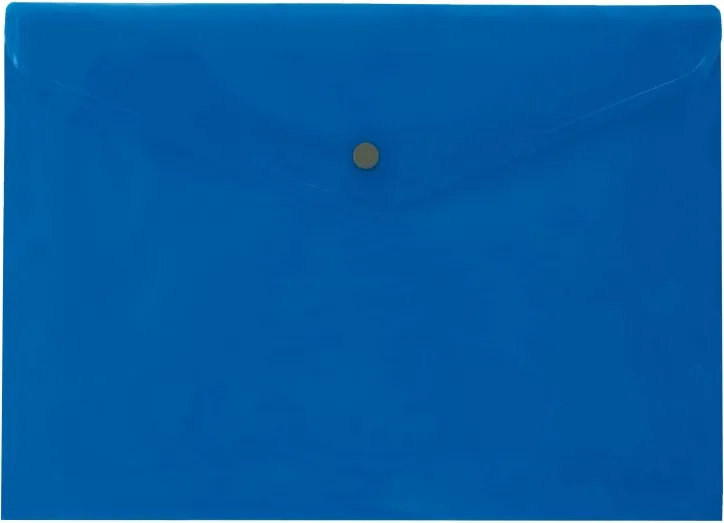 SOBRE BROCHE PP A4 AZUL