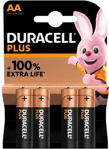 PILAS DURACELL PLUS POWER A4 4UND