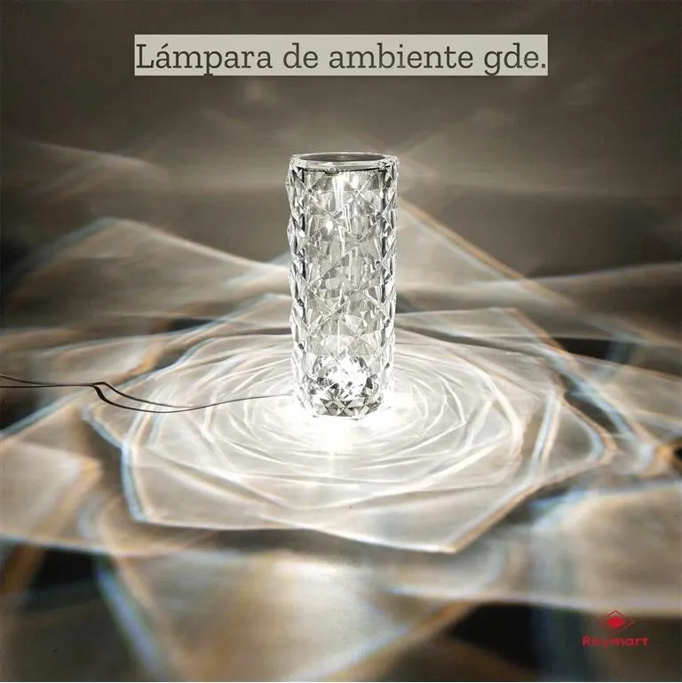 Lampara Crystal Ambiente Tipo Vaso Grande