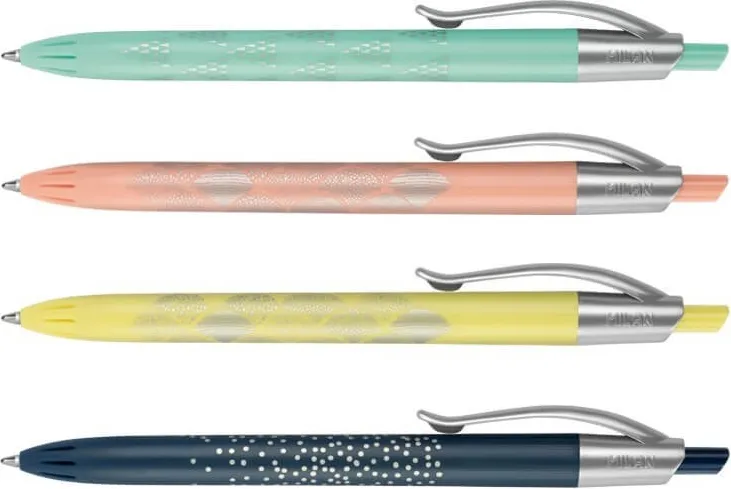 ESTUCHE 4 BOLÍGRAFOS MILAN P1 SILVER