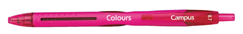 Bolígrafo CAMPUS COLOURS TACTO GOMA ROSA