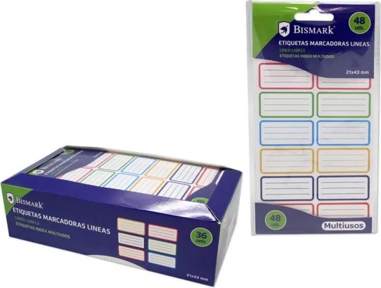 Etiquetas Escolares Multiusos 48UNID