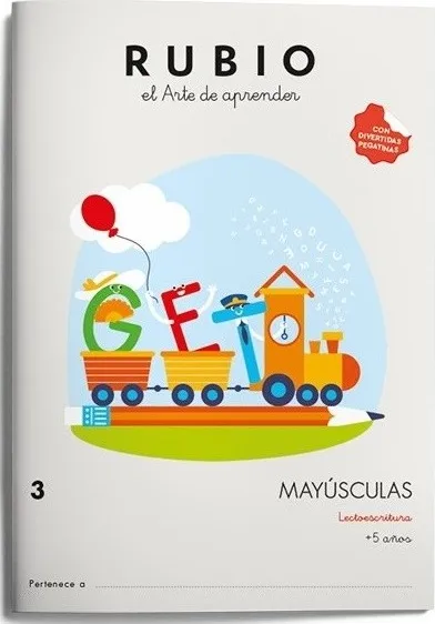 Cuaderno Rubio Mayúsculas 3