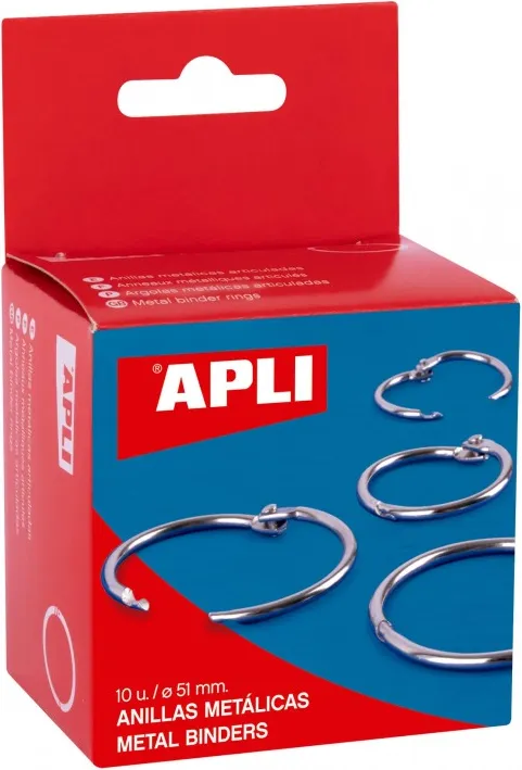 Anillas Metalicas Nº5 51 Mm 10 Unidades