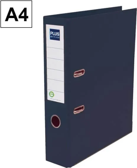 ARCHIVADOR A4 PLUS LOMO 75MM NEGRO