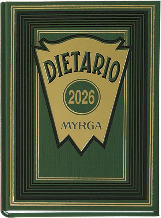 DIETARIO MYRGA CUARTO VERDE 2026 1DP