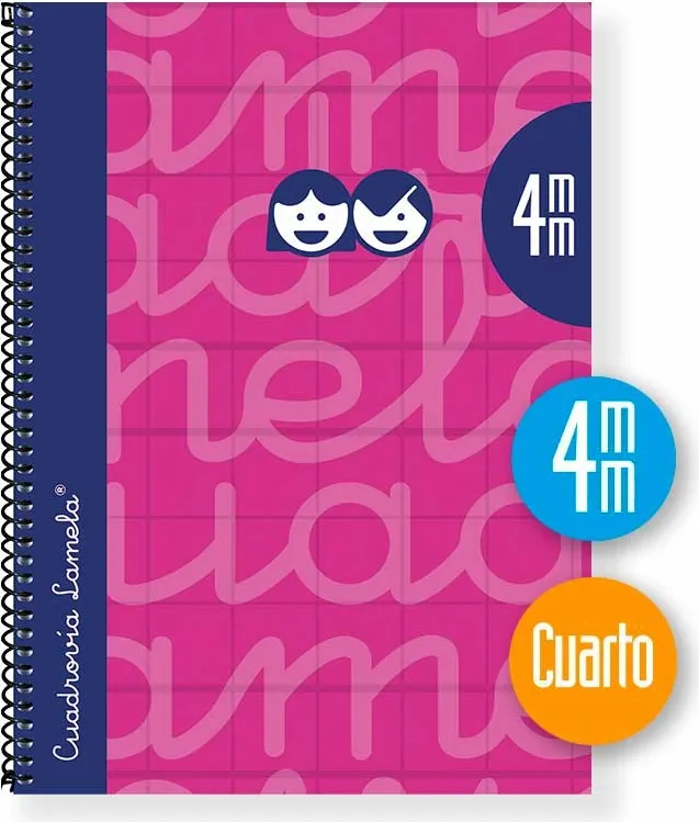 BLOC LAMELA CUARTO 80H TAPA FORRADA 4MM FUCSIA