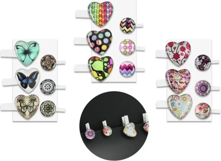 PINZA DECORATIVA 6 UNID. ROMANTIQUE