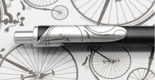 BOLIGRAFO INOXCROM CANVAS BIKES