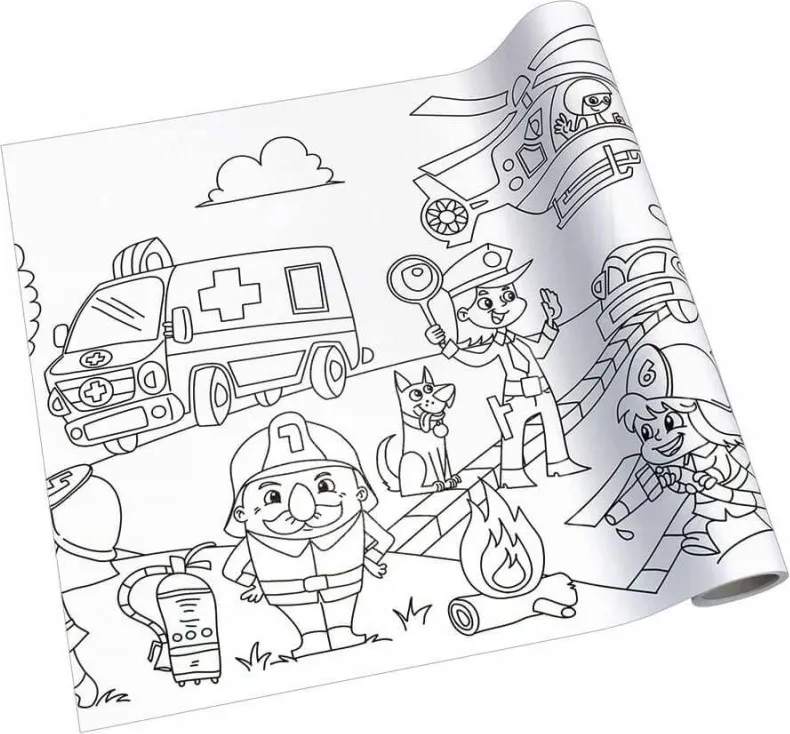 Rollo Adhesivo Colorear 40CM X 4M