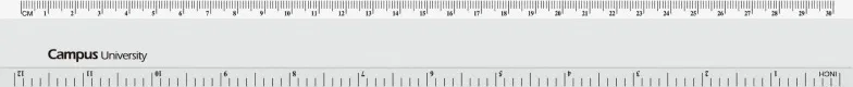 REGLA METALICA CAMPUS 30CM