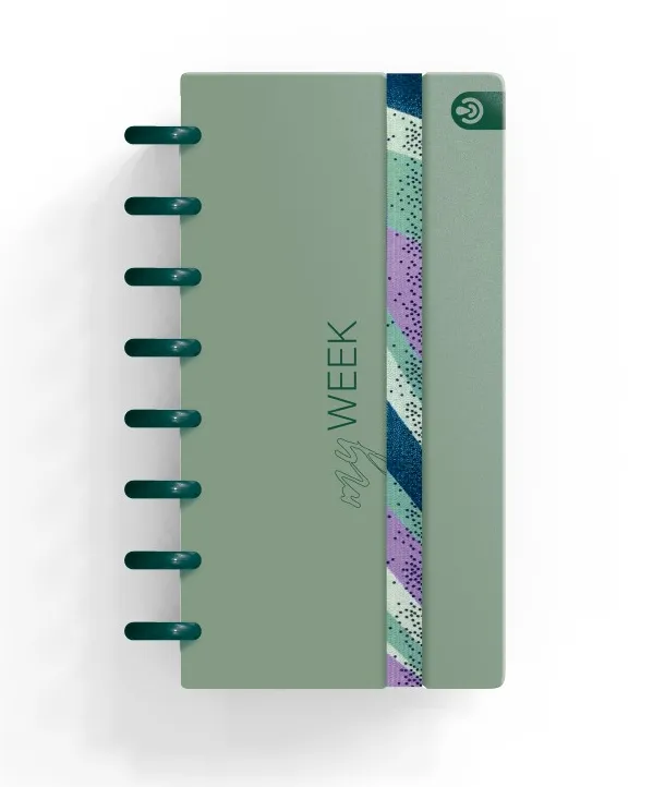 Planificador Ingeniox Semanal 10,5X21 Verde