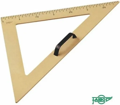 ESCUADRA PIZARRA PLASTICO Faibo 50cm