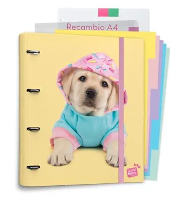 CARPEBLOCK A4 4 ANILLAS STUDIO PETS DOGS