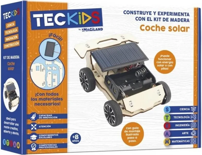 KIT MADERA TECKIDS COCHE SOLAR