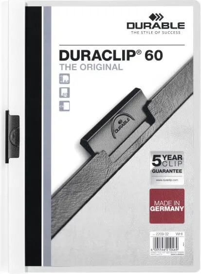 DOSSIER PINZA DURACLIP A4 60H BLANCO